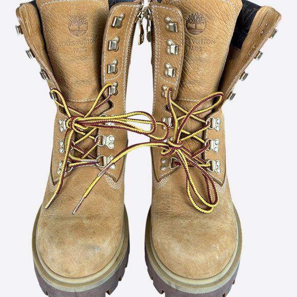 Louis Vuitton Timberland Wheat & Brown Monogram Ranger Boots main image 8